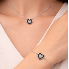 Komplety serce czarne- 1000169742