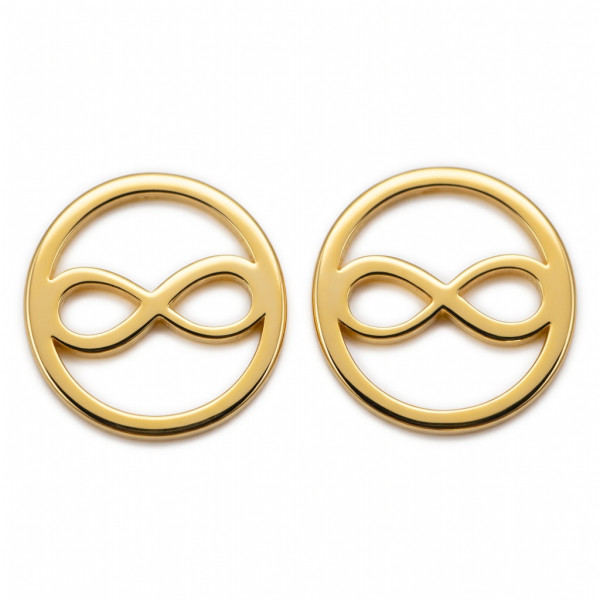 Kolczyki srebrne -znak nieskończoności