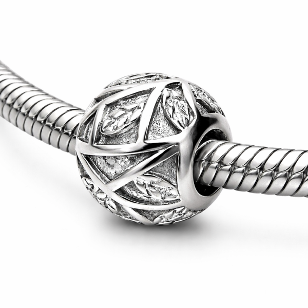 Charms srebrne listki
