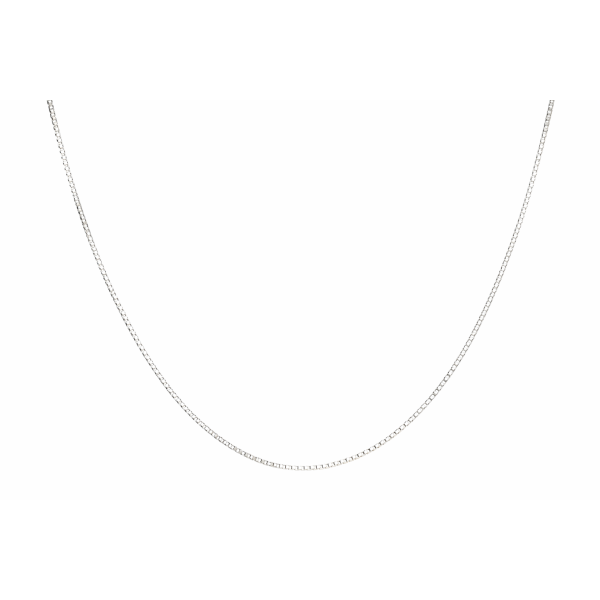 Łańcuszek kostka srebrna 45cm