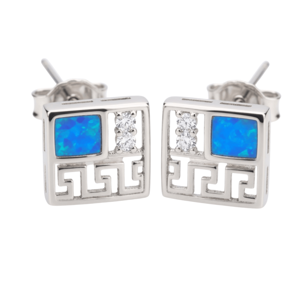 Kolczyki srebrne opal 1000186733