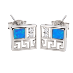 Kolczyki srebrne opal 1000186733